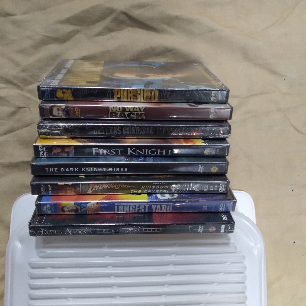 8 new sealed action dvd